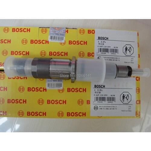 Original Boschh Diesel Engine Common Rail Injector 0445120059 Changeable with Injector 0445120231 3976372 4945969 6754-11-3011