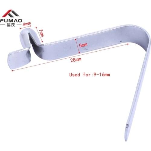 Manufacturer tent pole push button spring snap clip tube 4mm*7mm