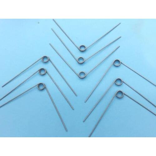 Wire Dia 0.5mm OD 4.5mm Springs Miniature Torsion Spring 5pcs