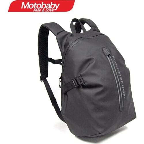 Motorcycle Helmet Backpack Riding Shoulder Knight Locomotive Bag Black Waterproof Large Capacity Outdoor Sports Reflective Bag