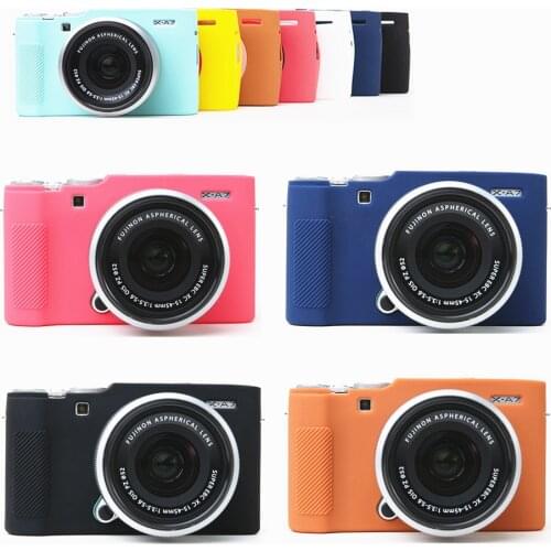 Silicone Armor Skin Case Body Cover Protector for Fujifilm X-A7 XA7 Camera ONLY