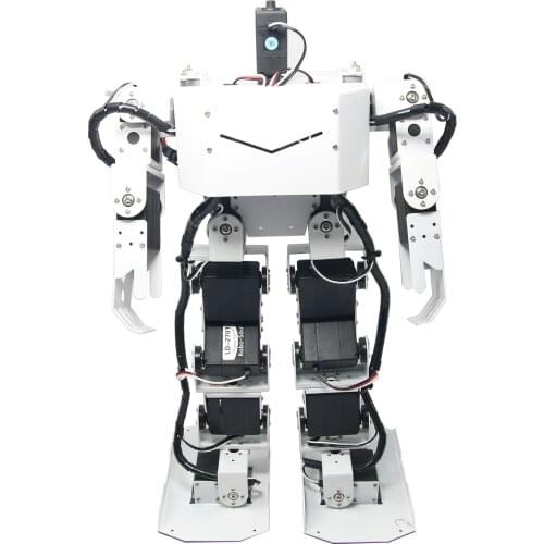Assembled Aluminum 17DOF Robo-Soul H3.0 Biped Robotics Humanoid Robot with LD-1501 Servos + 24CH Controller