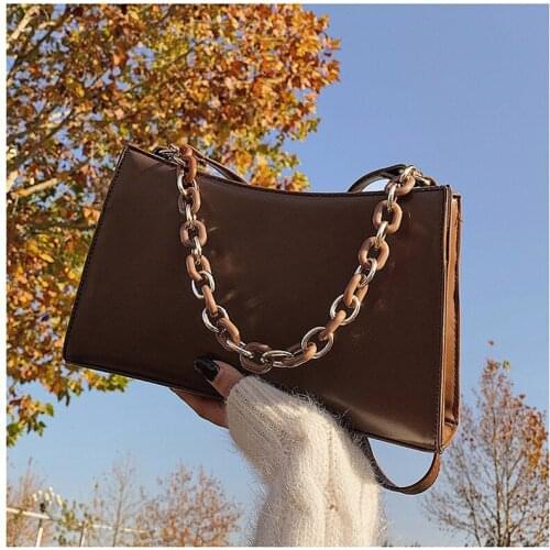 Vintage Square Crossbody bag 2020 Fashion New Quality PU Leather Womens Designer Handbag Solid color Shoulder Messenger Bag