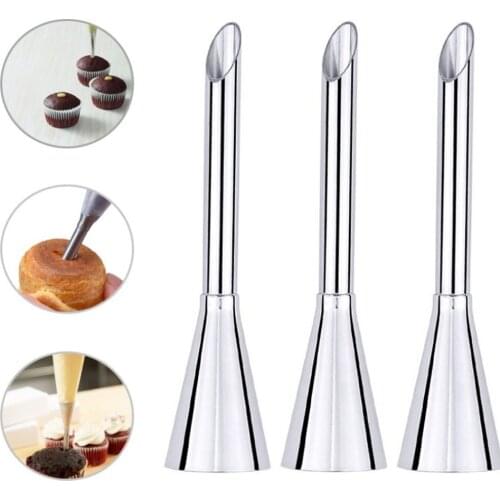 Cake etc Kitchen Bakery Decoration Silver Shop Cream House Home Baking Steel Polishing Nozzle Stainless Puffs Pastry