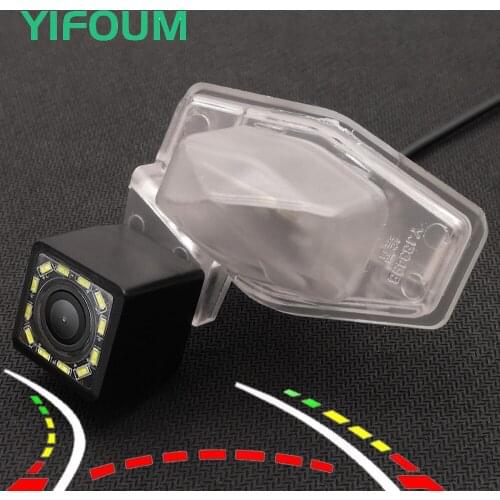 YIFOUM HD Dynamic Trajectory Tracks Car Rear View Backup Parking Camera For Honda Jade Vezel Elysion Stream Odyssey HRV HR-V