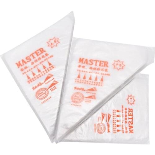 100PCS/20PCS/Disposable Piping Bag Icing Fondant Cake Cream Squeeze Cream Bag Dessert Decorators Pastry Tip Nozzle Bags