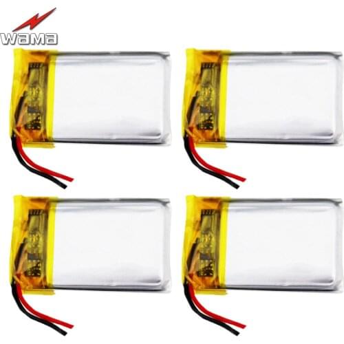 4x WAMA 702030 3.7V Li-polymer Rechargeable Battery Over-charge Protected PCB for Remote RC Baron Sex Toys