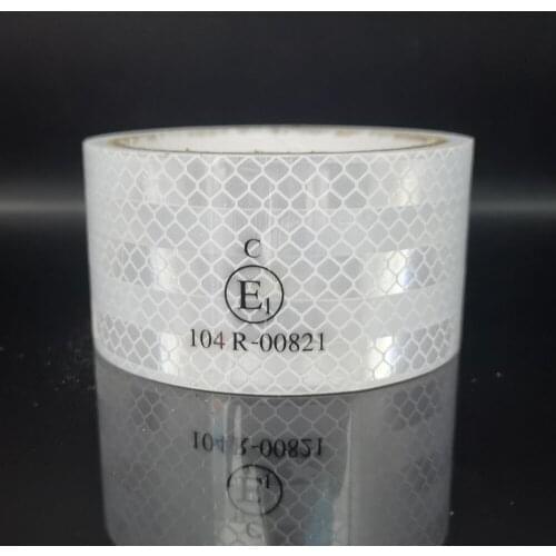 5cmx5m/Roll Safety Mark Reflective Tape Stickers Car-Styling Self Adhesive Warning Tape Automobiles Motorcycle Reflective Film