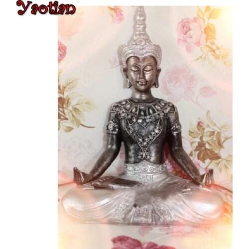 5D Diamond painting Buddha Statue Full Square/Round Diamond Embroidery Cross stitch Kits Pictures Of Rhinestones Home decor