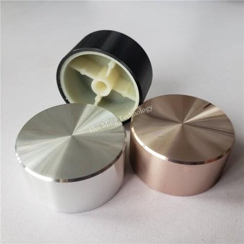 4pcs aluminum plastic knob potentiometer knob 40*19*6mm O shaft Chassis volume knob switch cap plum handle knob HI-FI amplifier