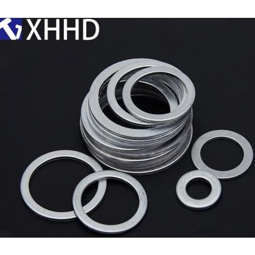 Aluminum Gasket Seal Ring Flat Gasket with Aluminum Seal Gasket Mediator M5 M6 M8 M10 M12 M14 M16 M18 M20 M22 M24
