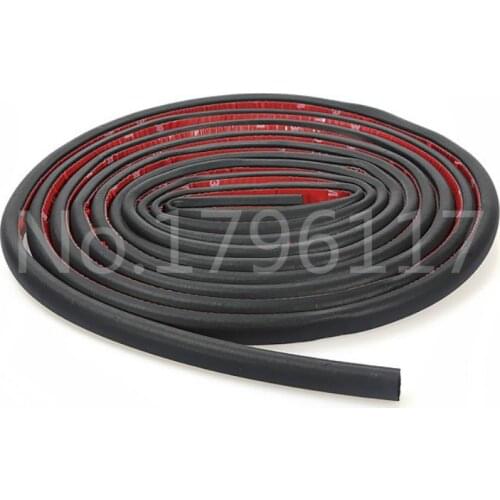 Car styling 5.0 Meter Big D D-shape Car Truck Motor Door Rubber Seal Strip Weather-strip Seal 5M*14mm*12mm Free shipping