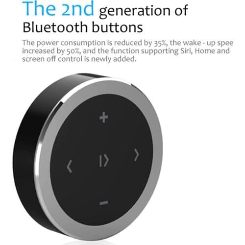 Wireless Bluetooth 4.0 Controller Media Steering Wheel Remote Control Mp3 Music Play For Android IOS Smartphone Control