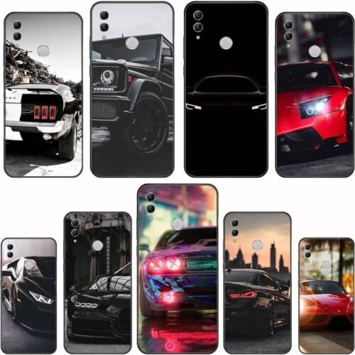 Sports Cars Male Men Soft Phone Cover For Huawei Honor 7C 7A 8X 8A 9 10 10i Lite 20 NOVA 3i 3e