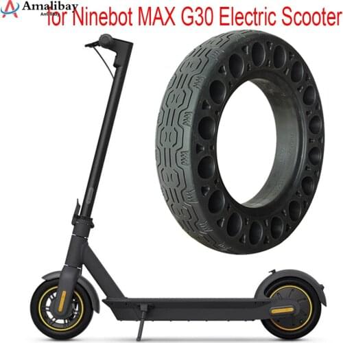 Durable Tire for Ninebot MAX G30 Scooter Tyre Solid Hole Tires Shock Absorber Non-Pneumatic Tyre Damping Rubber Tyres Wheel