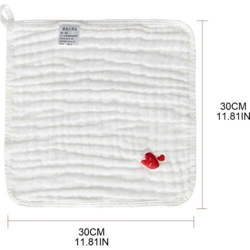 GXMB 5 Pcs/Set Baby Muslin Washcloths Natural Soft Cotton Face Towel Infants Feeding Bibs Saliva Towel Newborn Gifts