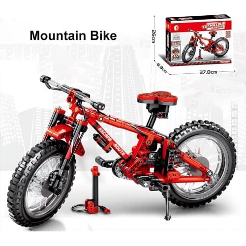 Technic Building Blocks Series 2in1 Mountain bicycles Figure Bricks Educational Toys for Children Gifts