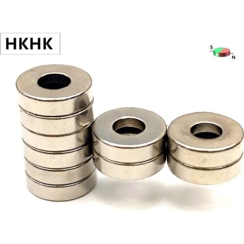 10 20 50pcs/lot NdFeB Magnet Micro Ring OD 8x3x2 mm Rod Diametrically Magnetized Strong Neodymium Permanent Rare Earth Magnets