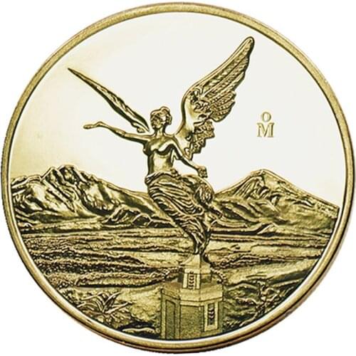 Mexican Statue of Liberty Commemorative Coin Collection Gift Souvenir Art Metal Antiqu