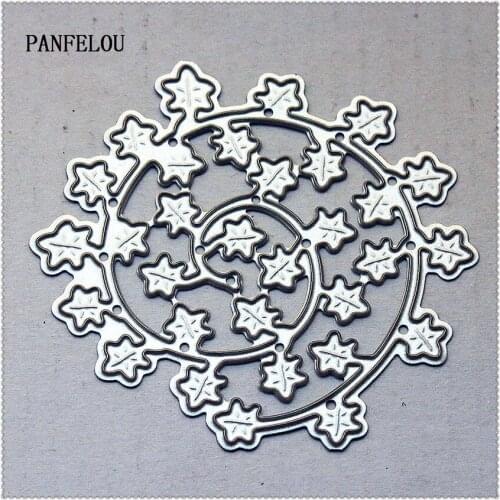 PANFELOU Metal craft Cyclotron vine paper die cutting dies for Scrapbooking/DIY wedding Valentines day cards