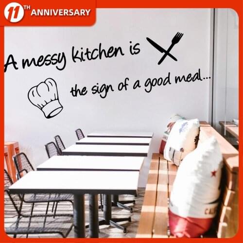 Lovely kitchten Waterproof Wall Stickers Wall Art Decor For Kids Room Living Room Home Decor Mural Poster