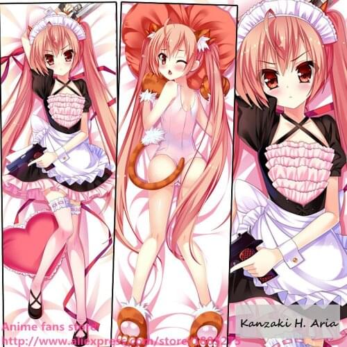 Cute Japanese Anime Hidan No Aria Double A Kanzaki H Aria Kawaii Pillowcase Pillow Case decorative Hugging Body Bedding