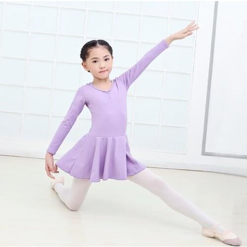 Ballet dance practice dress made by 100% Cotton Little girls favorite