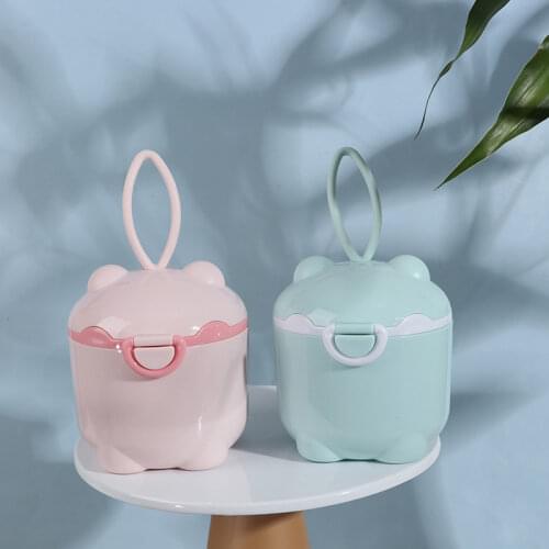 Powder Milk Storage Box Portable Baby Food Snacks Container Newborn Milk Powder Case Feeding Accessories with Spoon
