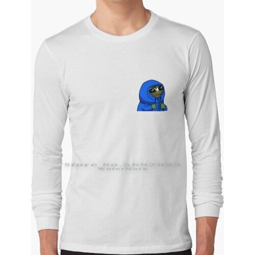 Peepo Hoodie Long Sleeve T Shirt 100% Pure Cotton Big Size Peepo Sweathshirt Peeposweatshirt Greekgodx Xqc Tyler1 T1 Ggx Jungle
