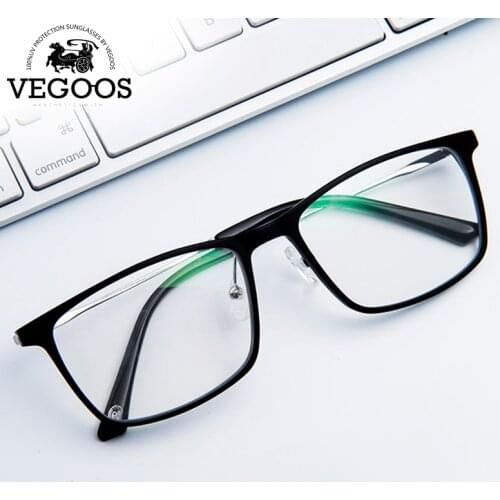 VEGOOS Blue Light Blocking Glasses for Men Classic Square Anti Eye Fatigue Computer Gaming Goggles