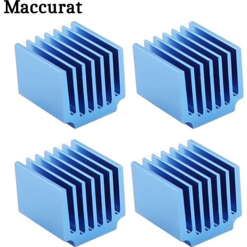 5pcs/lot 3D Printer Parts A4988 DRV8825 LV8729 TMC2100 TMC2208 Stepper Motor Driver Module Heat sinks Cooling Block Heatsink