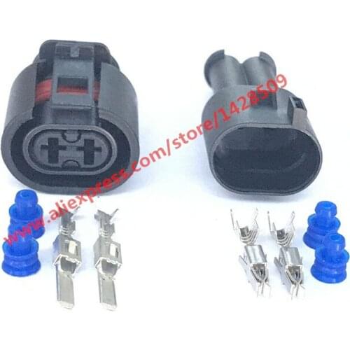 5 Sets 2 Pin Auto Sealed Plug Waterproof Sensor Connector For VW Audi 6N0 927 997 ( 357 973 202 ) 357973332 ( 357 973 332 )
