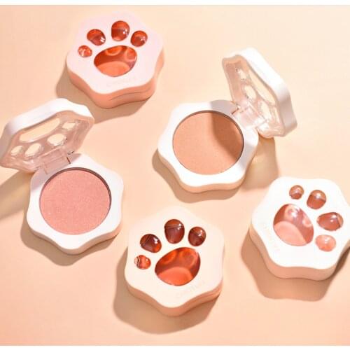 1 pack Makeup Blush Peach Palette Broner Cosmetics Contour Baked Blush Korean Makeup Blush