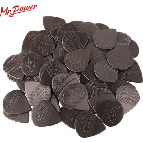 100Pcs JOYO Non-slip Guitar Picks Plectrum For Electric Acoustic Guitar Bass Folk Plastic Steel Material Anti Slip Durability