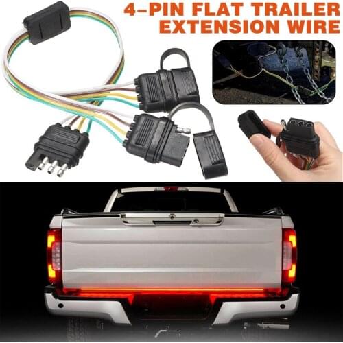 4-Pin Plug Adapter Wire Connector Auto Connector Electrical Plug Trailer Light Wiring Harness Shrouded Connector
