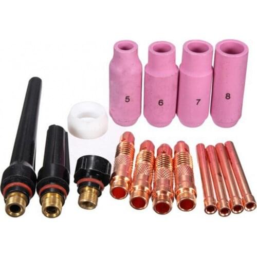 40% Hot Sales!!! Plasma Cutting Nozzle Electrode Kit Clamp for Argon Arc welding WP-17/18/26