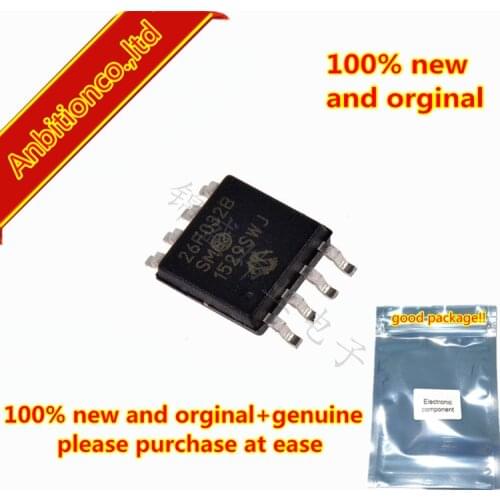 5pcs 100% new original SST26VF032B-104I/SM SST26VF032B 26VF032B SOP8 2.5V/3.0V 32 Mbit Serial Quad I/O (SQI) Flash Mem in stock