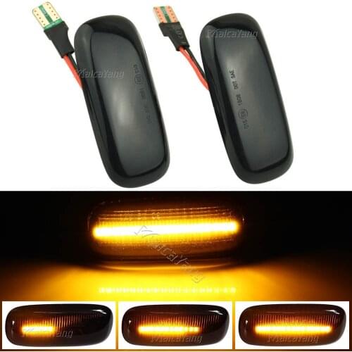For Audi A3 S3 8L A8 D2 TT 8N 2000-2006 LED Dynamic Side Marker Turn Signal Light Sequential Lamp
