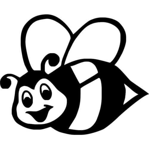 For Bumble Bee Car Bumper Funny Personality Drift Vinyl Truck Decal Wall Decorative Art Sticker Jdm