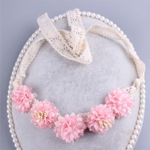 Sweet Baby Headband Flower Baby Girl Elastic Hairband For Newborn Photography Kid Head Band Haarband Baby Hair Accessories