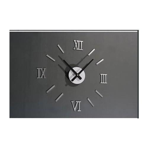 European Roman numerals simple DIY clock fashion creative DIY clock when acrylic composite wall clock bell