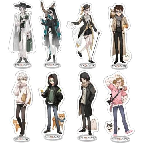 Hot Anime Identity V Acrylic Stand Figure Model Plate Keychain Game Figure Gardener Doctor Standing Sign Desktop Decor Fans Gift