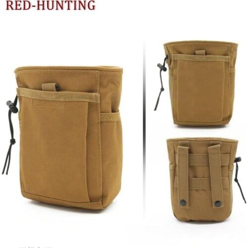 Camouflage Hunting Rifle Pouch Ammo Pouch Tactical Gun Magazine Dump Drop Reloader Hot Sell Pouch Bag Black ACU