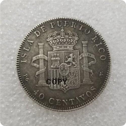 COPY REPLICA 1896 PUERTO RICO 40 CENTAVOS COPY