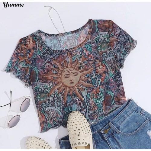 MAIGSWHOO Women's Cropped T-shirts