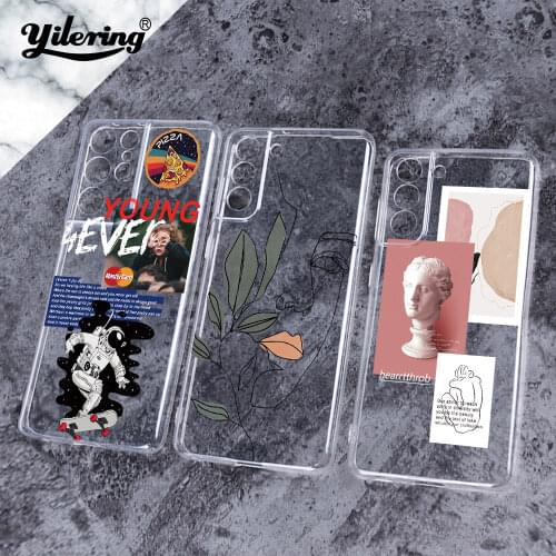 Fashion Cool Bar Code Soft Transparent Phone Case for Samsung Galaxy S20 Plus Ultra S20 FE S21 Plus Ultra Phone Covers Case