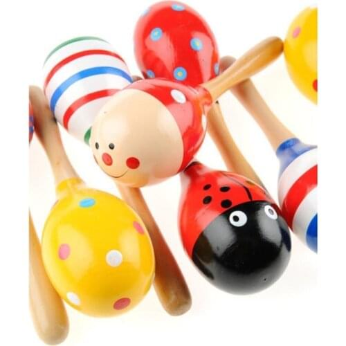 2'li Wooden Maracas Set