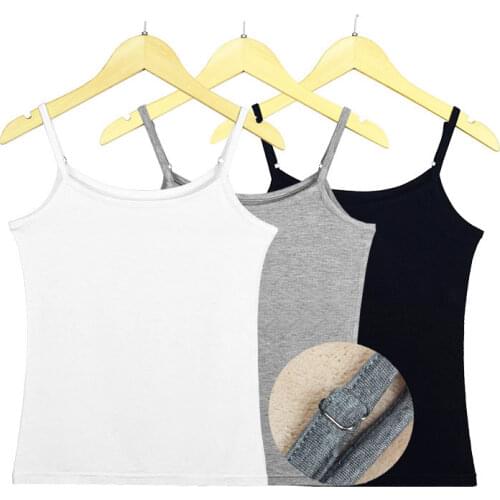 Underwear Women Micro Modal Thin Fabric Casual and Comfortable Adjustable Strap Casual Singlet Undershirt