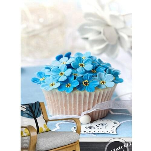 Custom 3D large mural,small fresh and sweet cream butterfly cake ,The kitchen cafe cake shop children bedroom wall paper