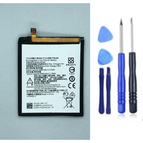 Original HE344 3000mAh Battery For Nokia Li-ion Polymer Replacement Batteries Bateria + Free Tools